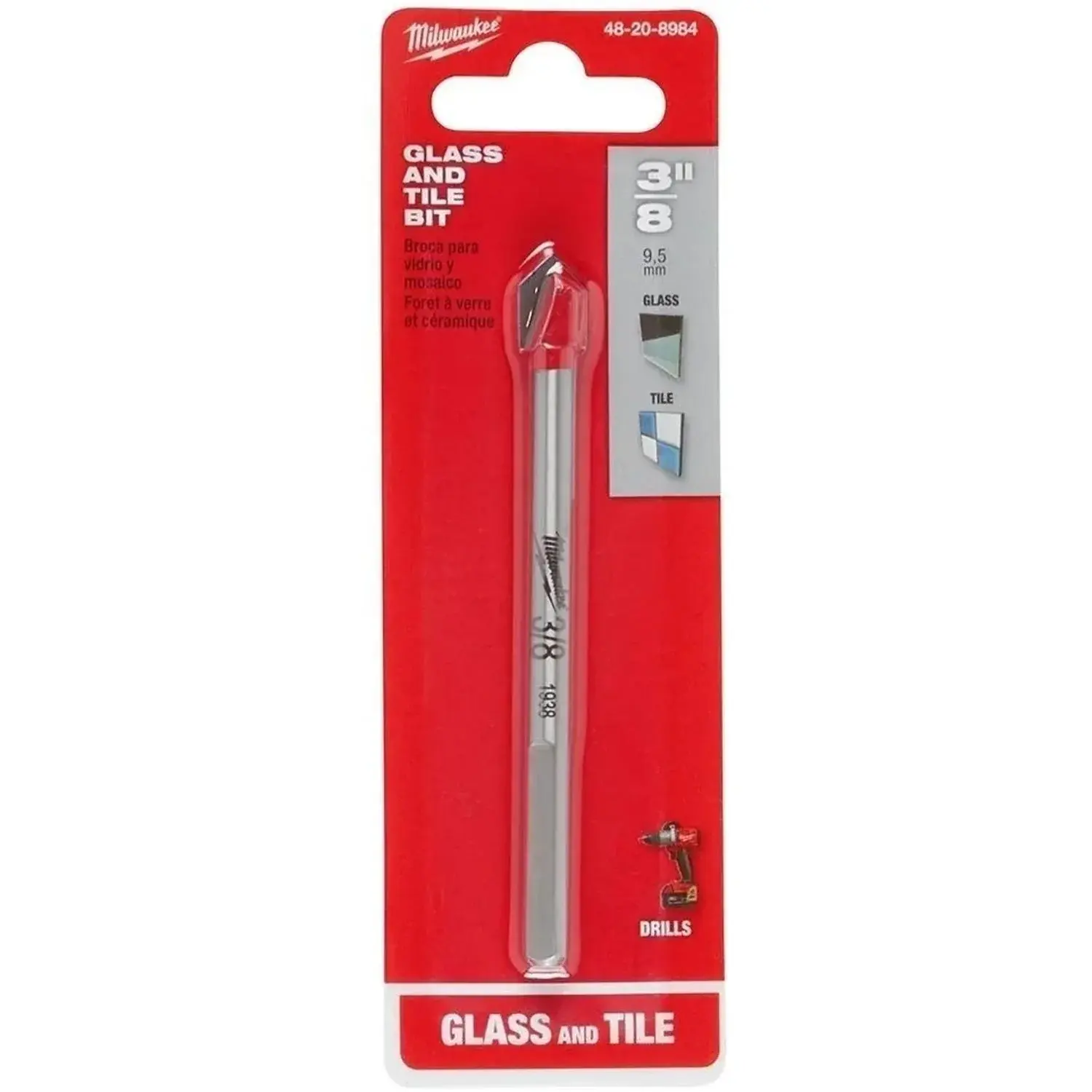 48-20-8984 Broca para vidrio y azulejos de 3/8"