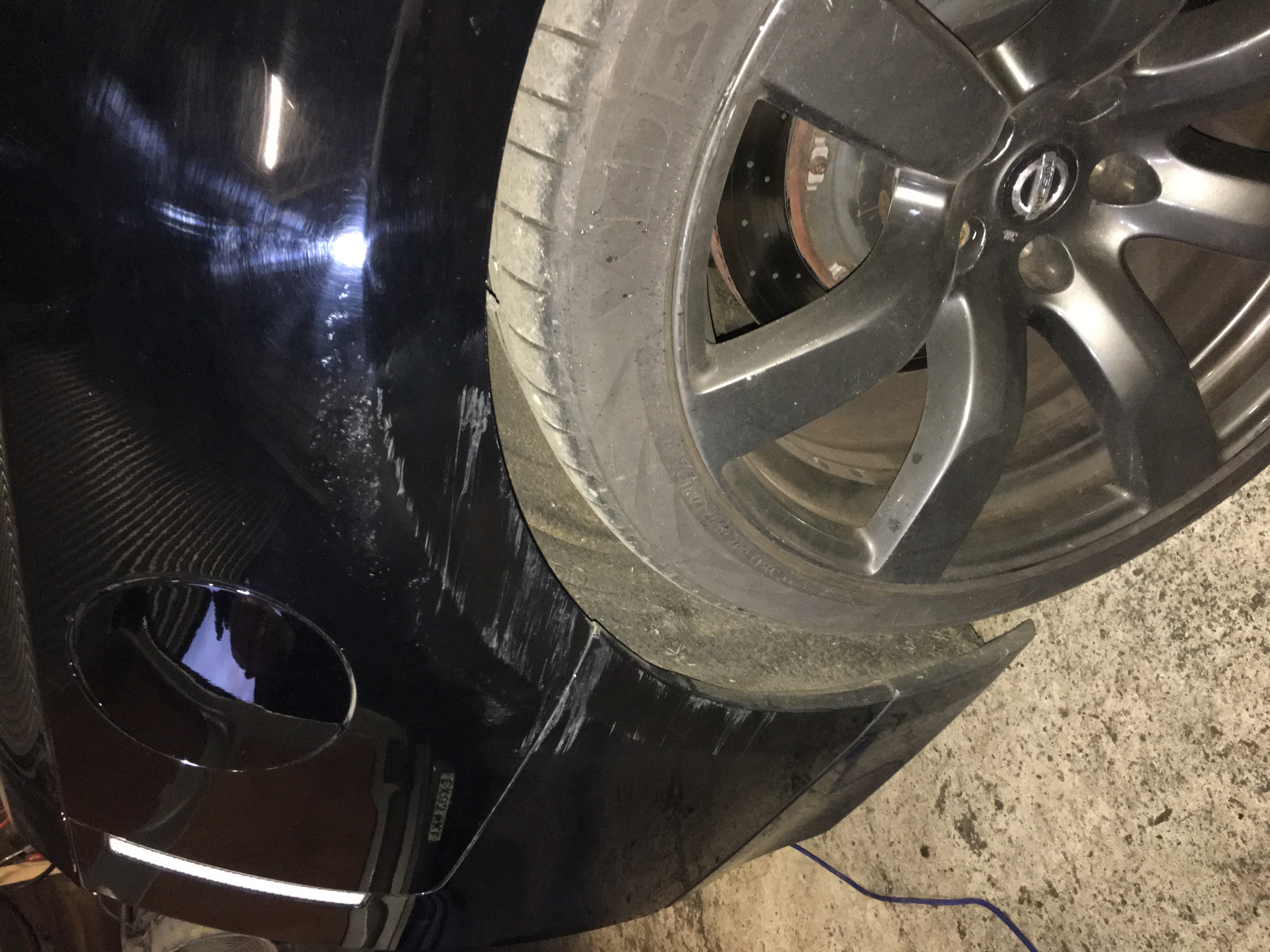 Before - GTR Rear Quater Scuff