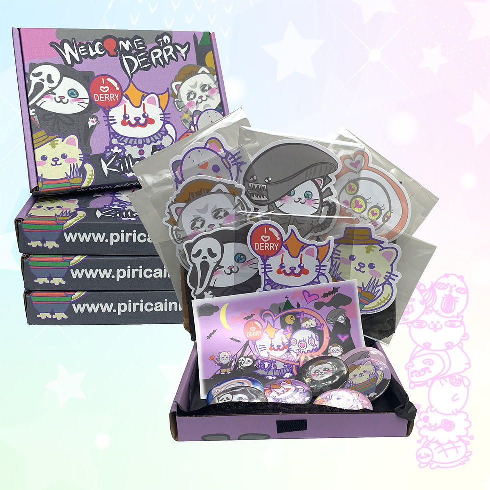 Limited Edition Horror Vinyl Sticker Killers set