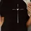 Thumbnail: Womens Heart Cross Design Comfortable T-shirt
