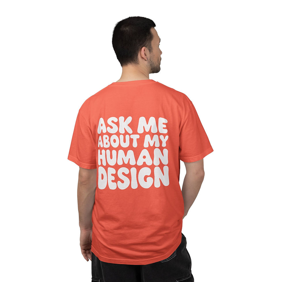 Thumbnail: Manifesting Generator "Ask Me" Unisex Tee - Bright Salmon