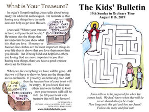 Kids Bulletin, 11th August '19