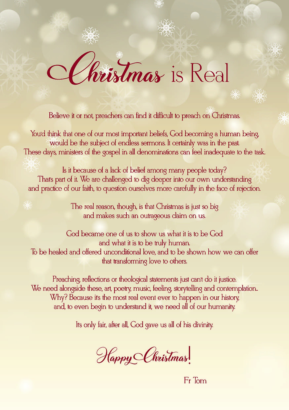 Christmas bulletin