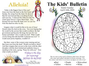 Kids' Bulletin 12th April, '20