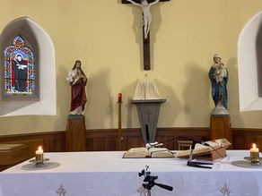 Daily mass 9.30 am, Tuesday 15th September