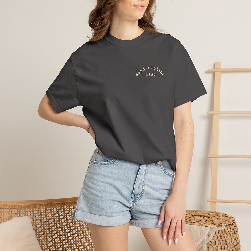Thumbnail: Copy of "please be nice to me, i'm grieving." Soft Casual Tee