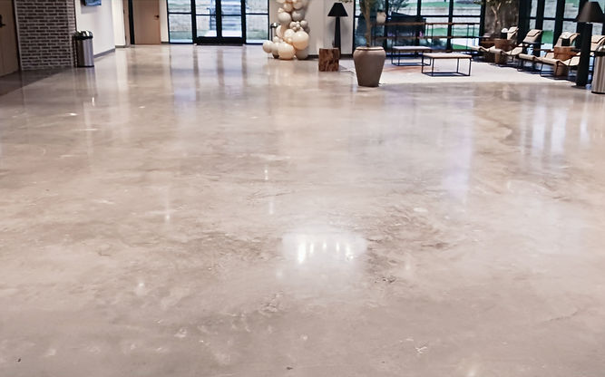 polished floor