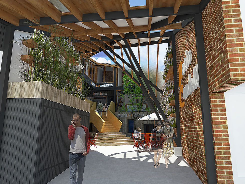 Acceso Patio Condell