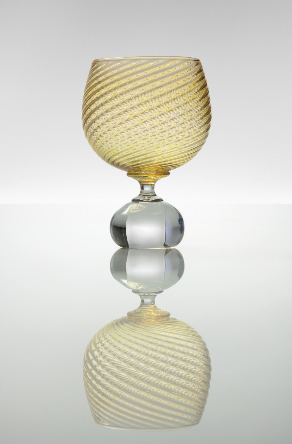 Thumbnail: Rock Goblet hand blown at KT Glassworks, Los Angeles, California