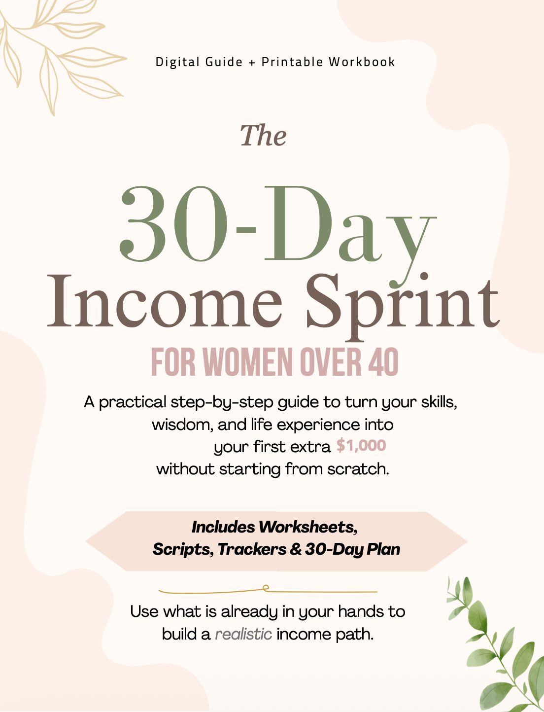 The 30-Day Income Sprint Plan for Women