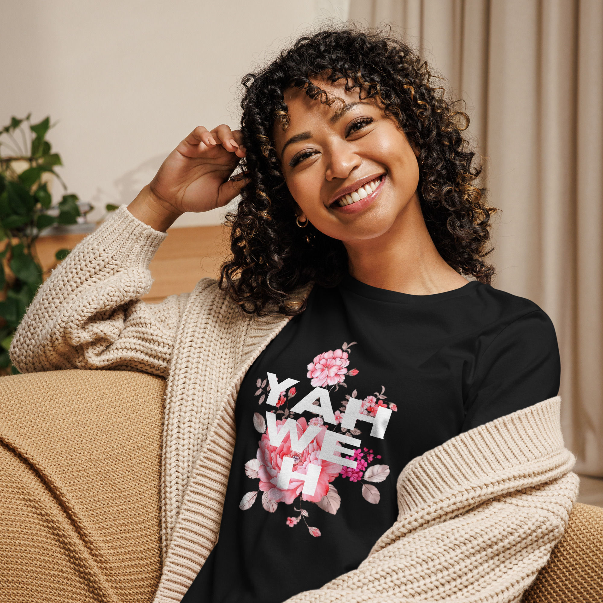 YAHWEH Faith-Based T-Shirt for Women