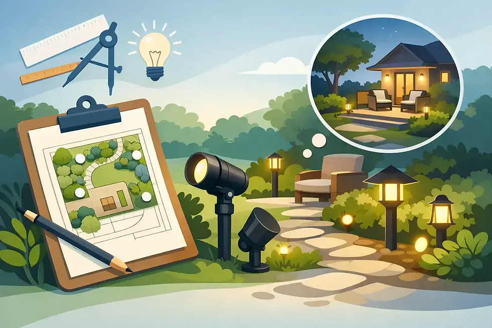 How to Plan Garden Lighting Properly