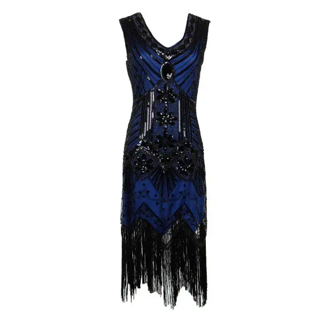 Thumbnail: Women 1920 Vintage Great Gatsby Dress