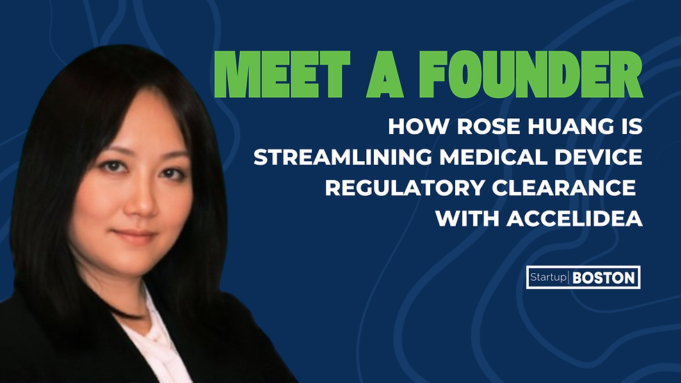 How Rose Huang is Streamlining Medical Device Regulatory Clearance with Accelidea
