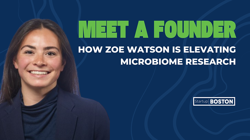 Meet a Founder: How Zoe Watson is Elevating Microbiome Research