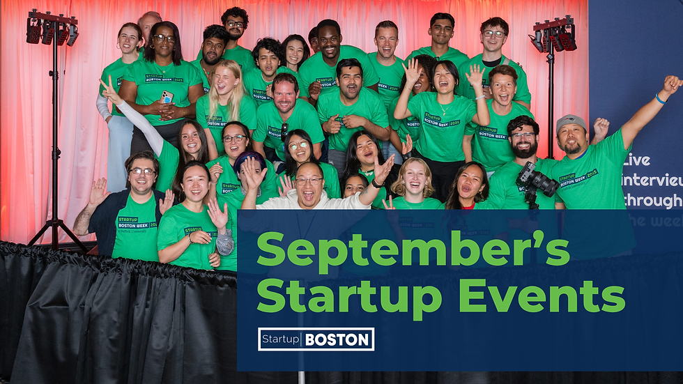 September 2026’s Top Startup Events in Boston