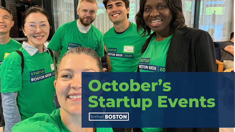 October 2026’s Top Startup Events in Boston
