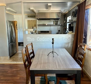 Cabin 11 dining room into commercial kitchen.jpg