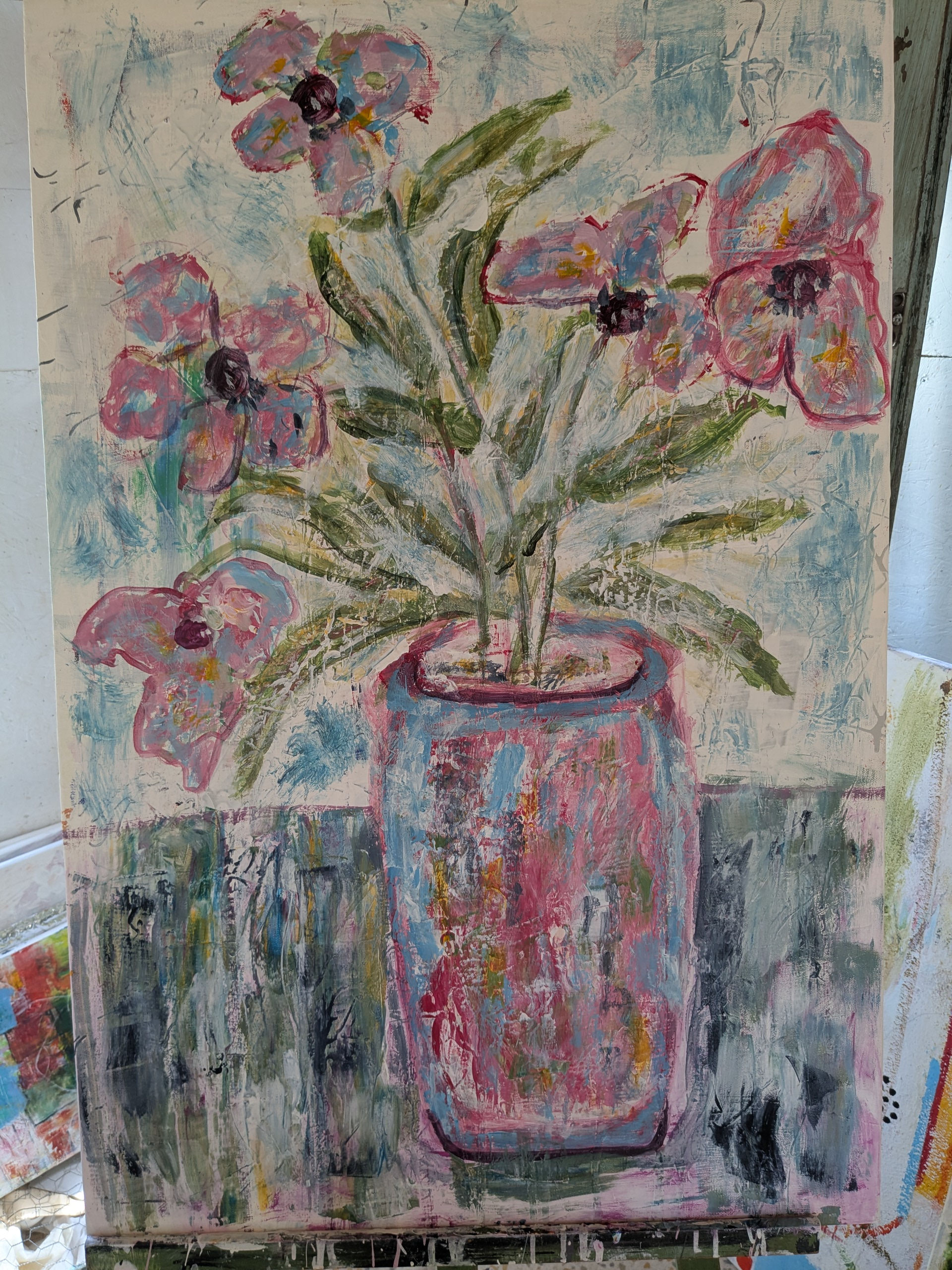 Flowers in a vase