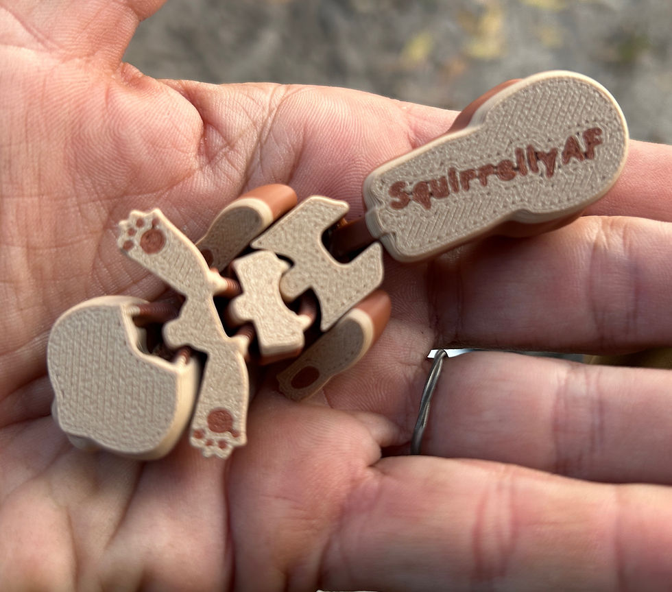 Thumbnail: 3D Printed Laying Red Squirrel