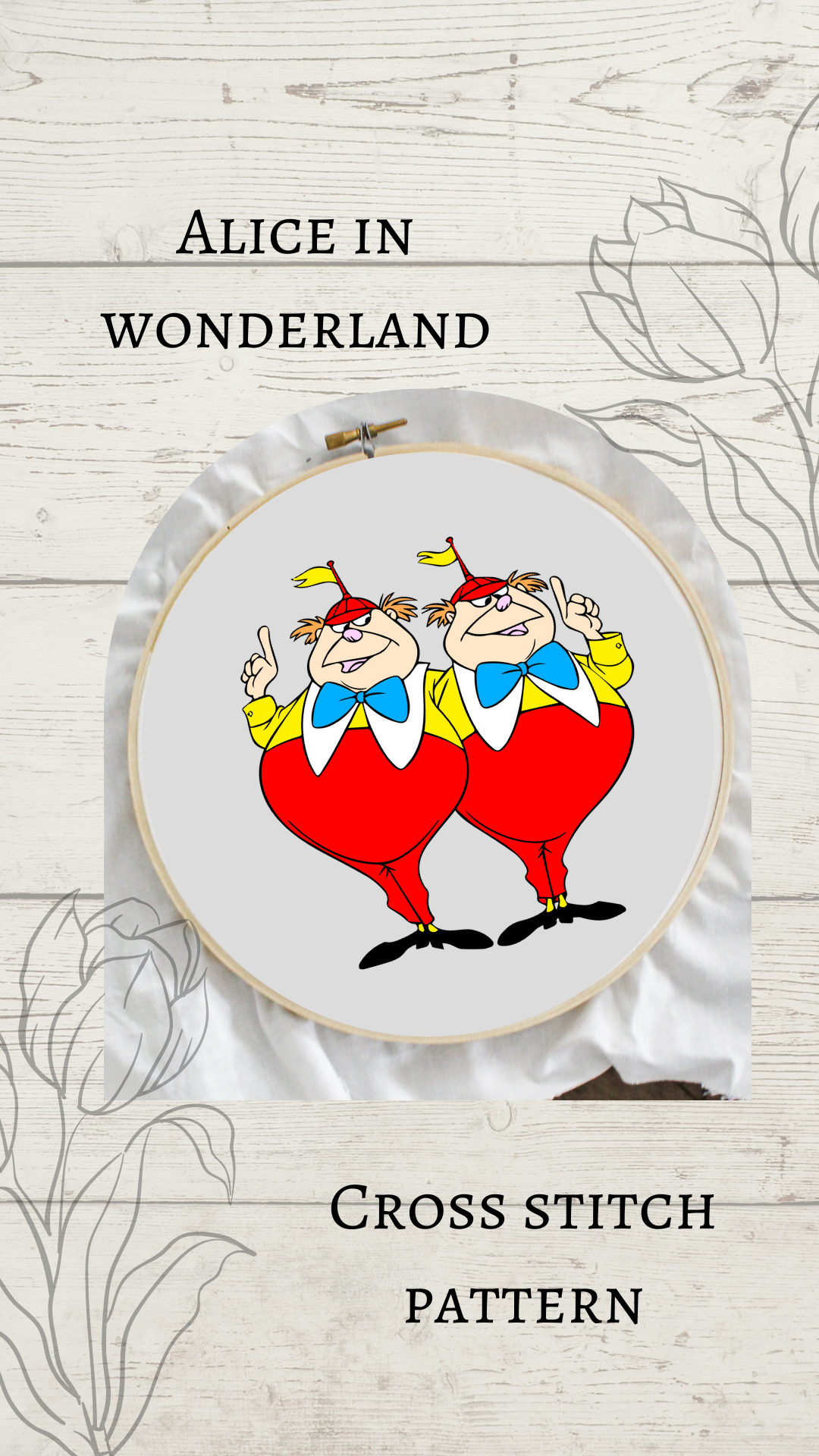 Alice in Wonderland tweedledee and tweedledum