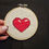 Thumbnail: Beginner cross stitch kit heart