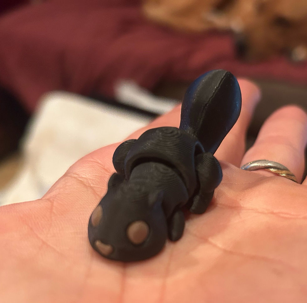 Thumbnail: Mini 3D Printed Squirrels (4 Colors)