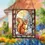Thumbnail: 'Orange' Squirrel Suncatcher - 6x5 Rectangle