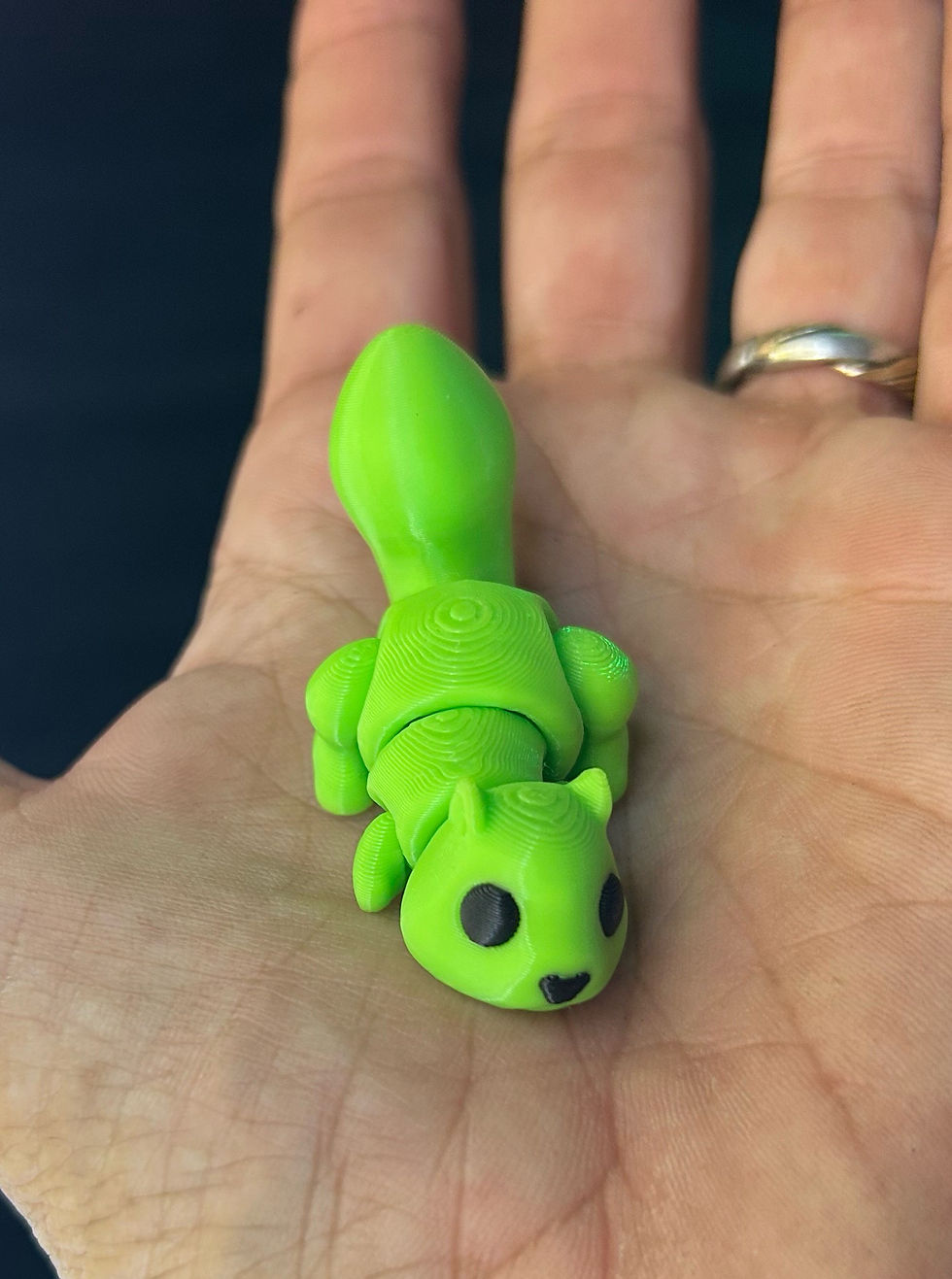 Mini 3D Printed Squirrels (4 Colors)