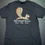Thumbnail: 'Fat Tail' Logo SquirrellyAF - Rainbow / Black T-Shirt