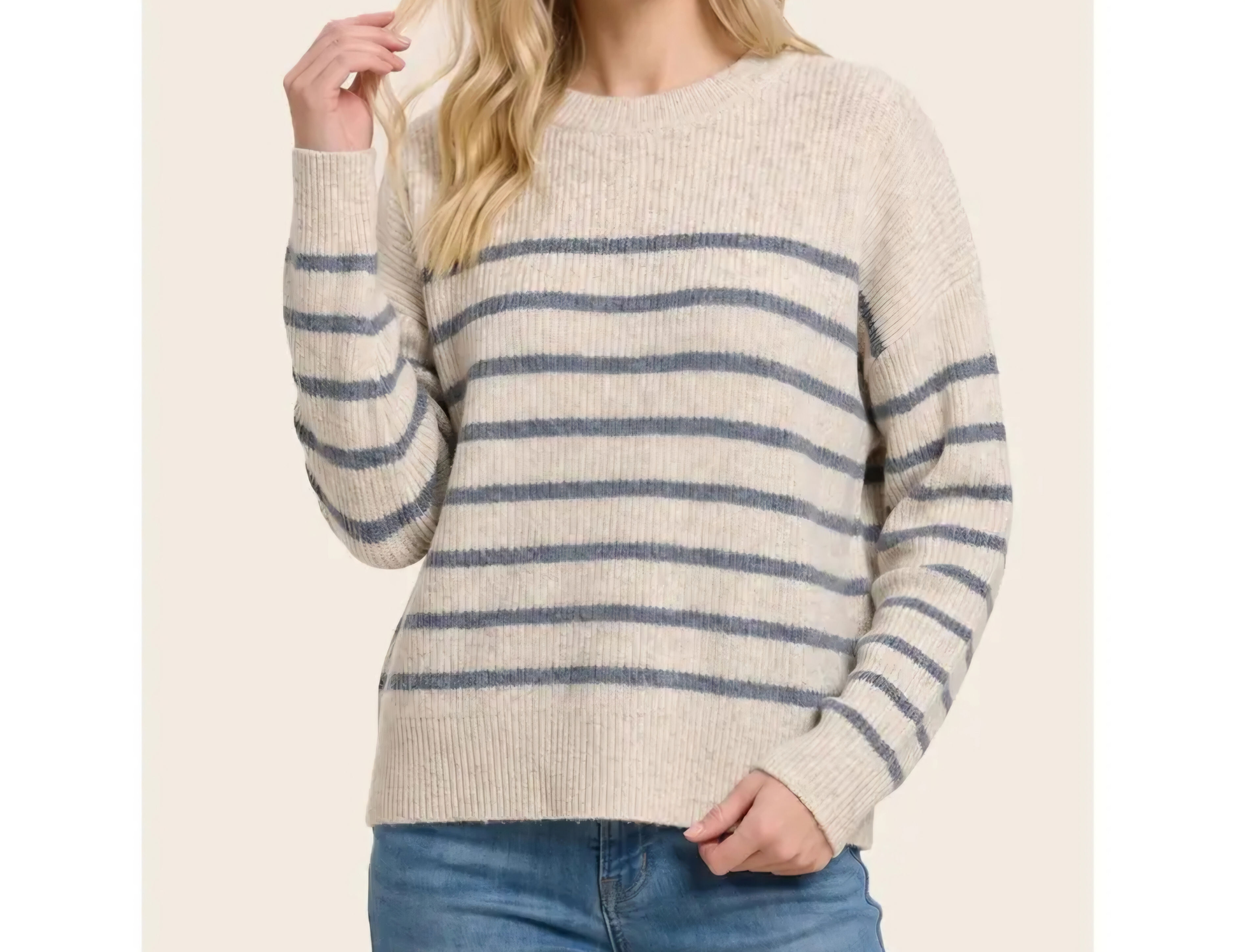 Staccato Super Cozy Striped Sweater