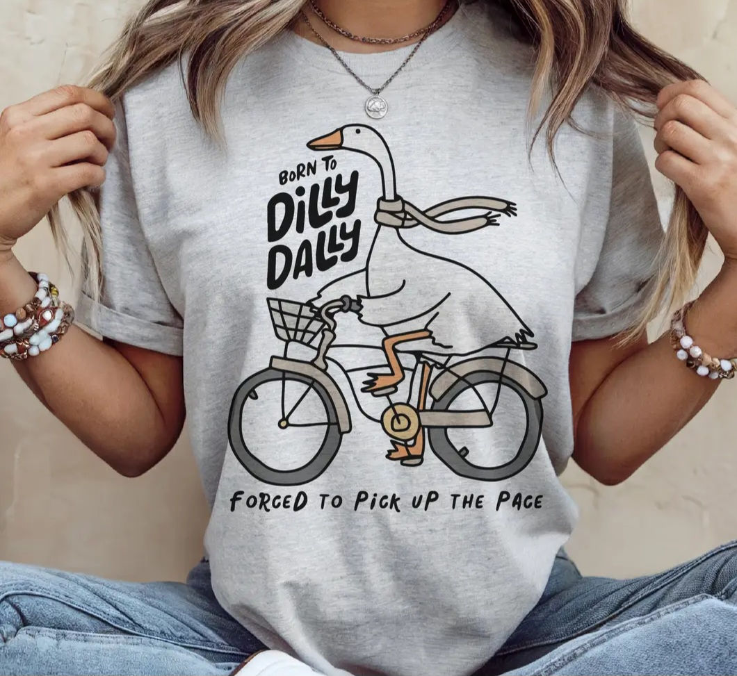 Sarcastic Dilly Dally Goose
