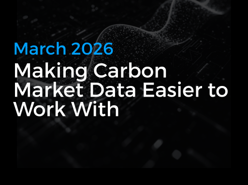 Making Carbon Market Data Easier to Work With