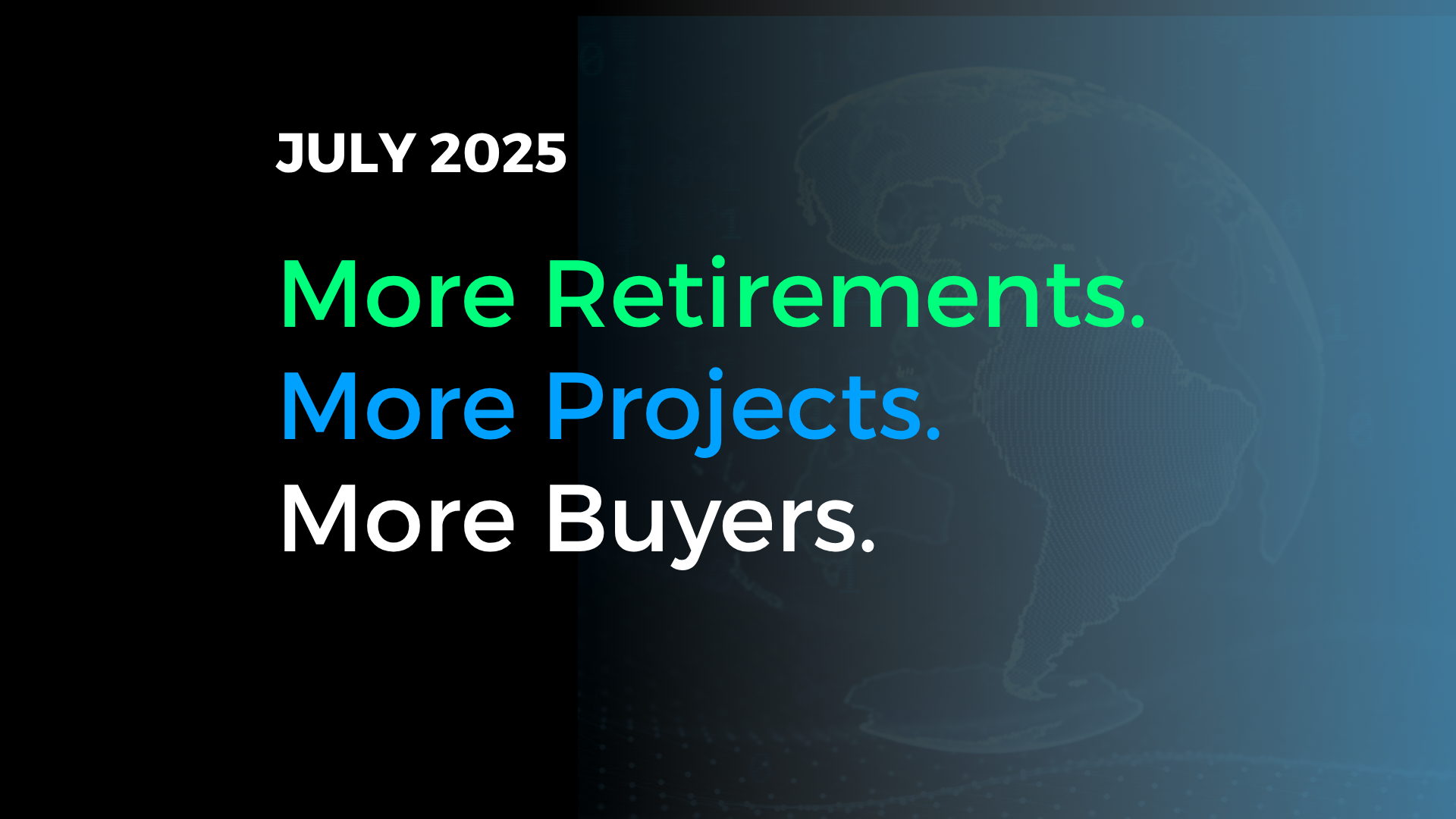 Increases Across Retirements and New Projects