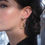 Miniature : Boucle femme ovale avec pierres