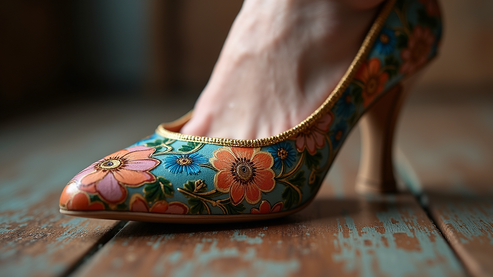 The Beauty of Painted Pointe Shoes in Art