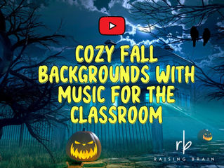 Cozy Fall Backgrounds with Music for the Classroom