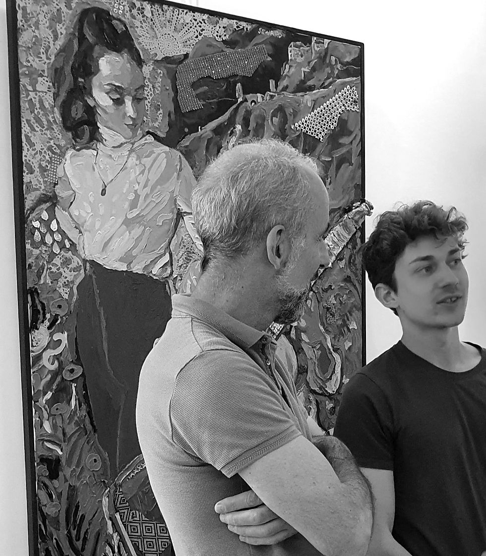 Avec Thibaut Garcia - Galerie Saint-Gilles (Paris-2022)