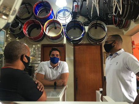 EM VISITA AO BAIRRO SANTA RITA, KIFÚ APRESENTA REIVINDICAÇÕES A VICE-PREFEITO. 