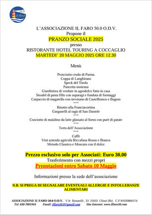 Pranzo sociale 2025