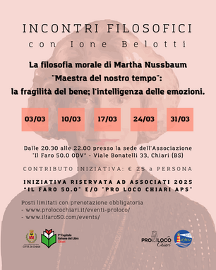 Incontri filosofici con Ione Belotti
