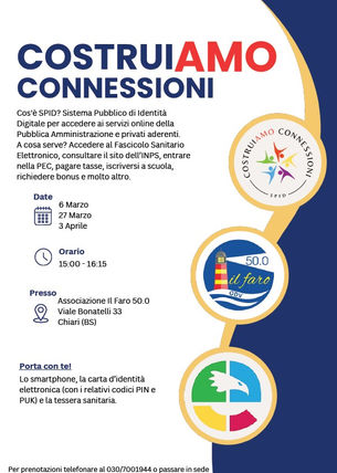 In collaborazione con gli studenti dell'IIS Luigi Einaudi COSTRUIAMO CONNESSIONI