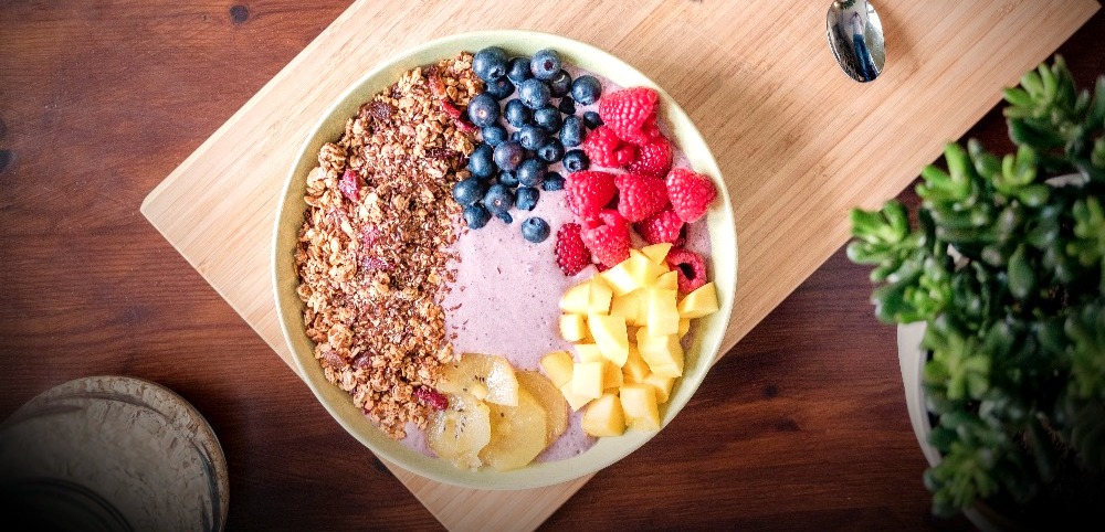 Arranged Food and Objects