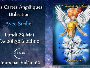 Cours par vidéo le Lundi 29 mai à 20h30
« Les Cartes Angéliques : Utilisation » (Cours N°2) avec Sir