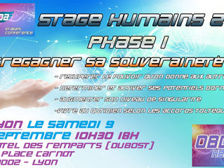 Stage Humains 2.0
Phase 1 regagner sa souveraineté à Lyon