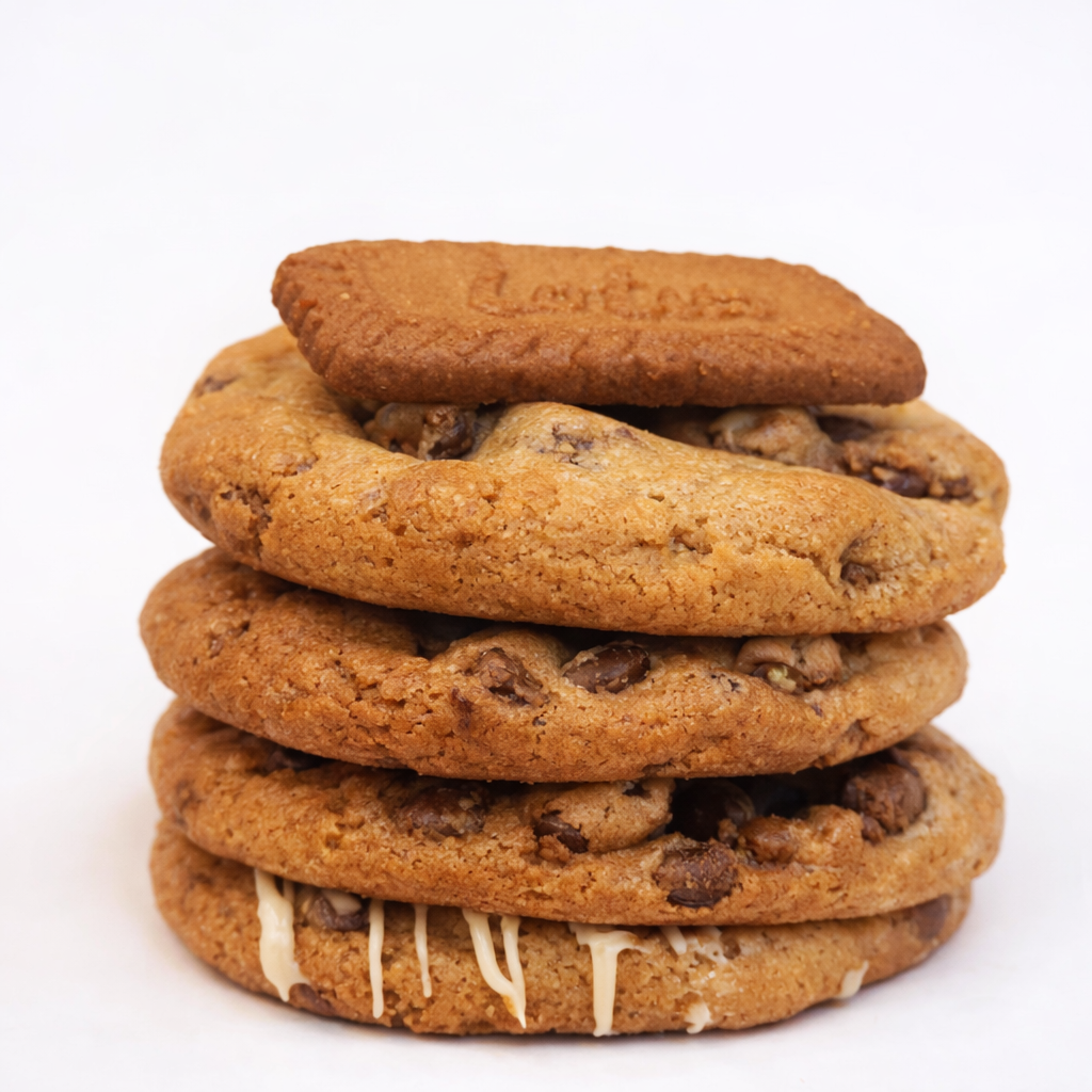 Chocolate chip cookies groot (8 stuks)
