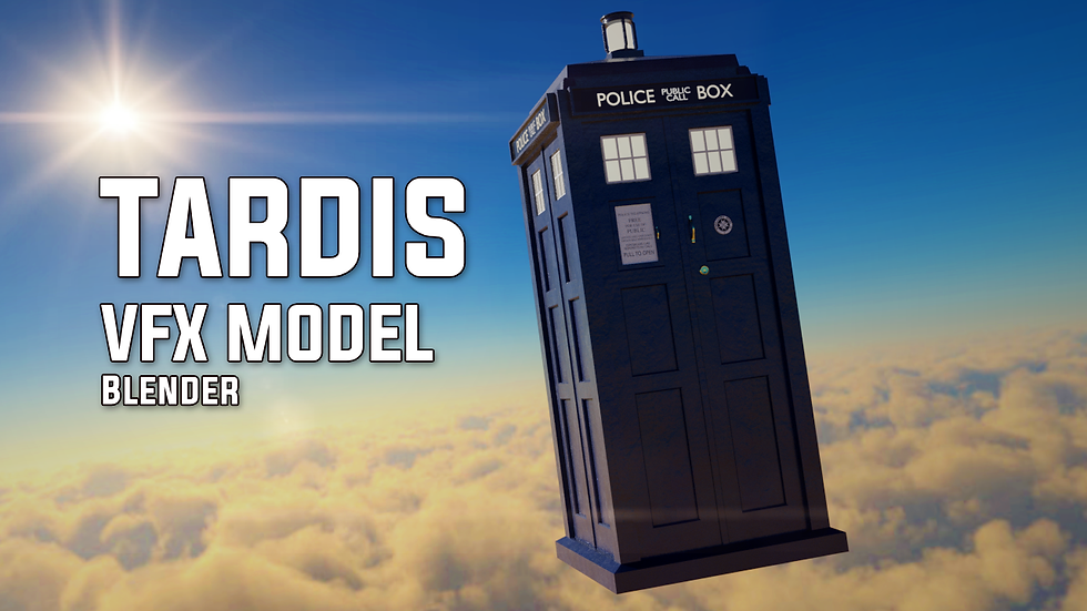 TARDIS VFX Model - First Time on Ble