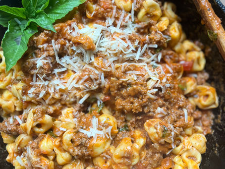 Basil Beef Cheese Tortellini