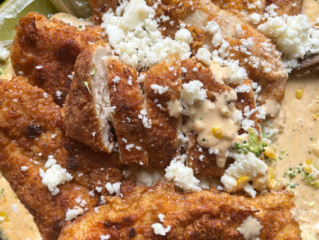  Crispy Chicken Corn Skillet