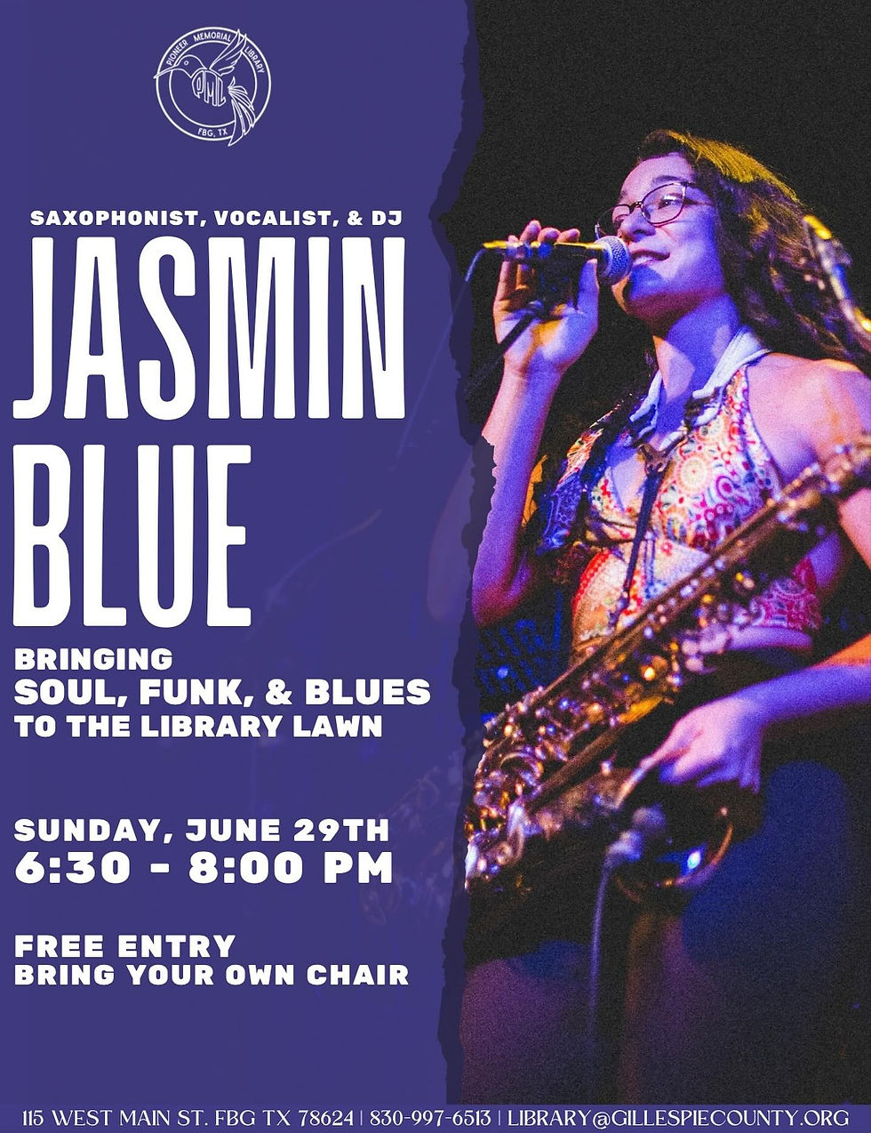 Lawn Music Series @ Pioneer Memorial Library